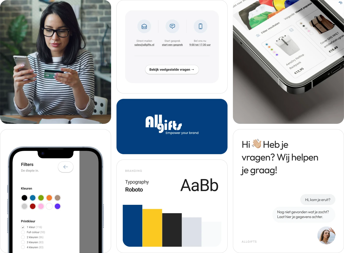 Project visual voor Allgifts B.V.