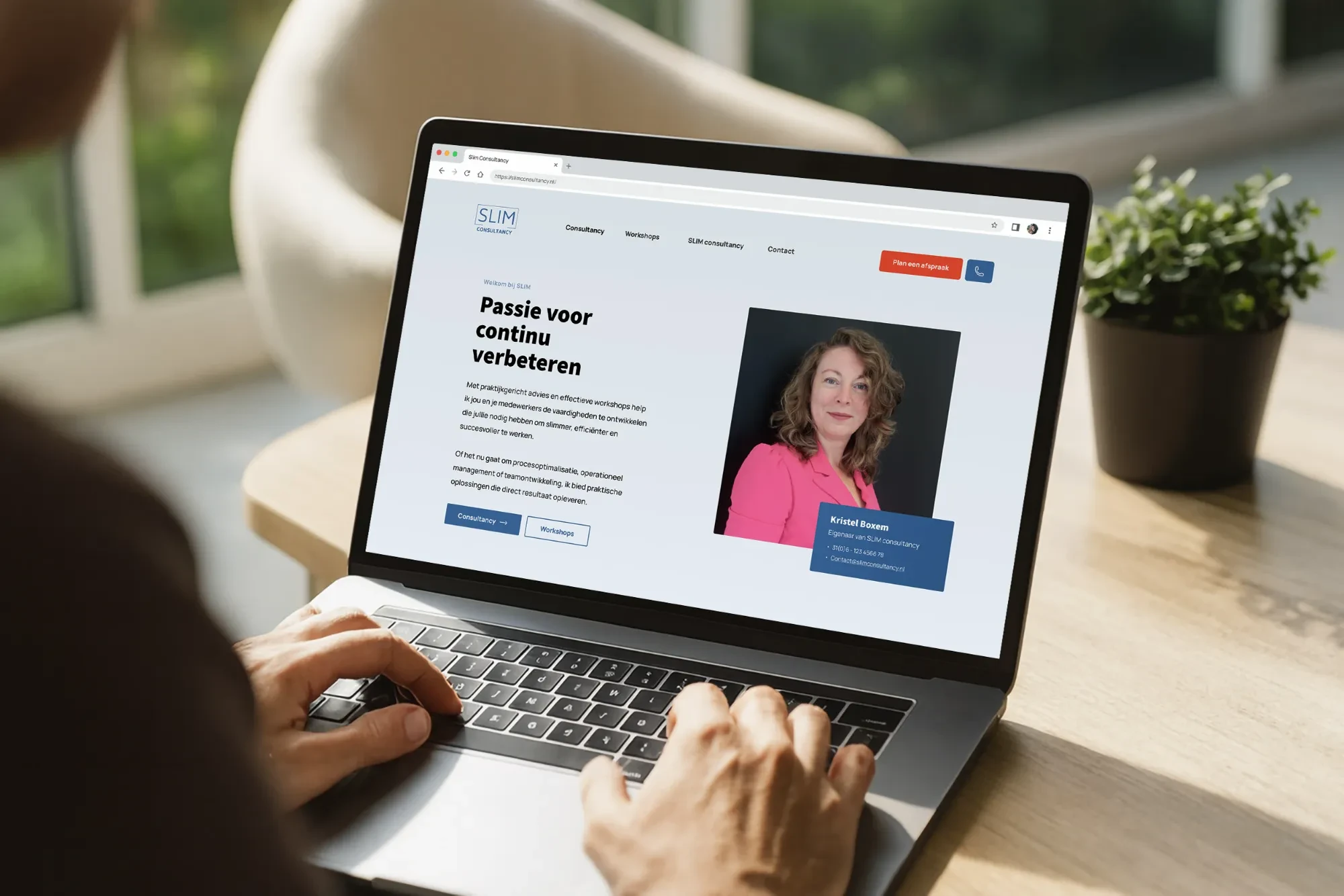 Project visual voor SLIM Consultancy